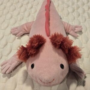 The Petting Zoo Mexican Pink Gills Axolotl Salamander 20" Stuffed Plush Toy